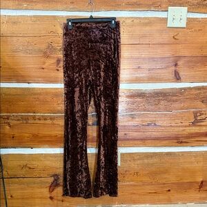 Velvet Look Bell Pants